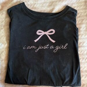 Streetwear Society Black Tee with Pink Accent